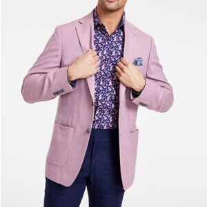 Tallia Men's Purple Slim-Fit Weave Wool-Blend Sport Coat Jacket Size 36R E091398